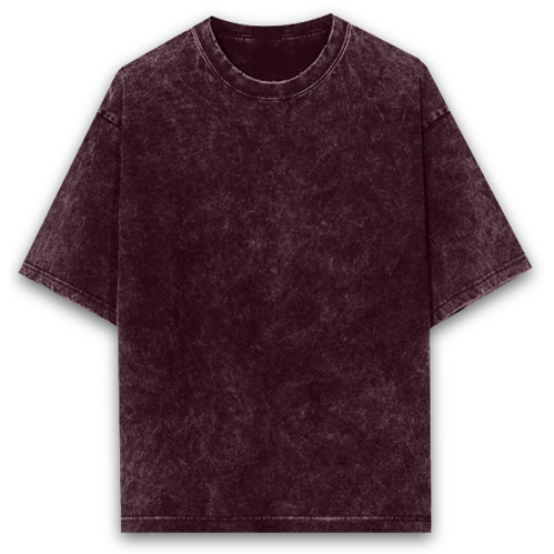 Maroon Acid Wash
